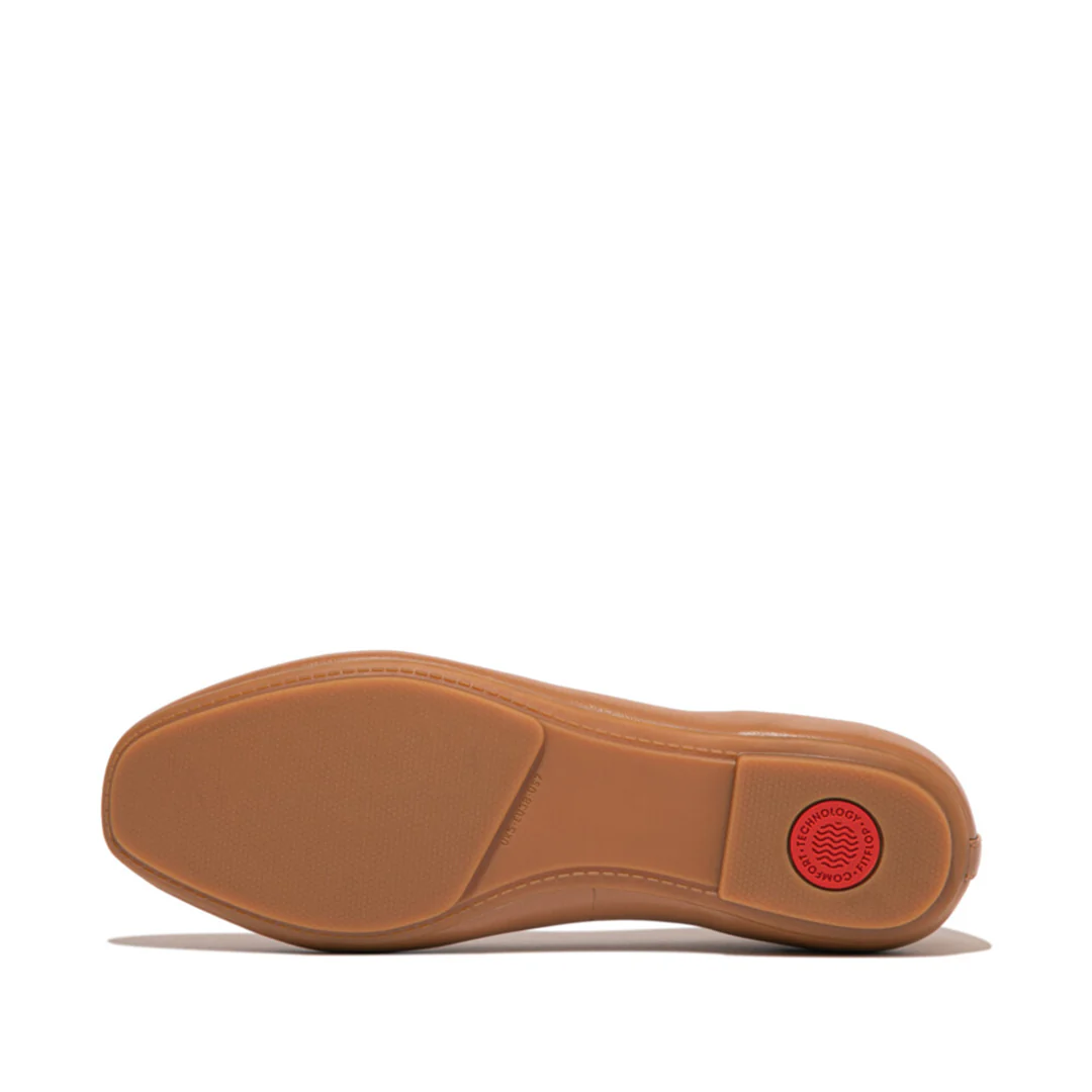 DELICATO Bow Soft Leather Ballerinas - Image 5