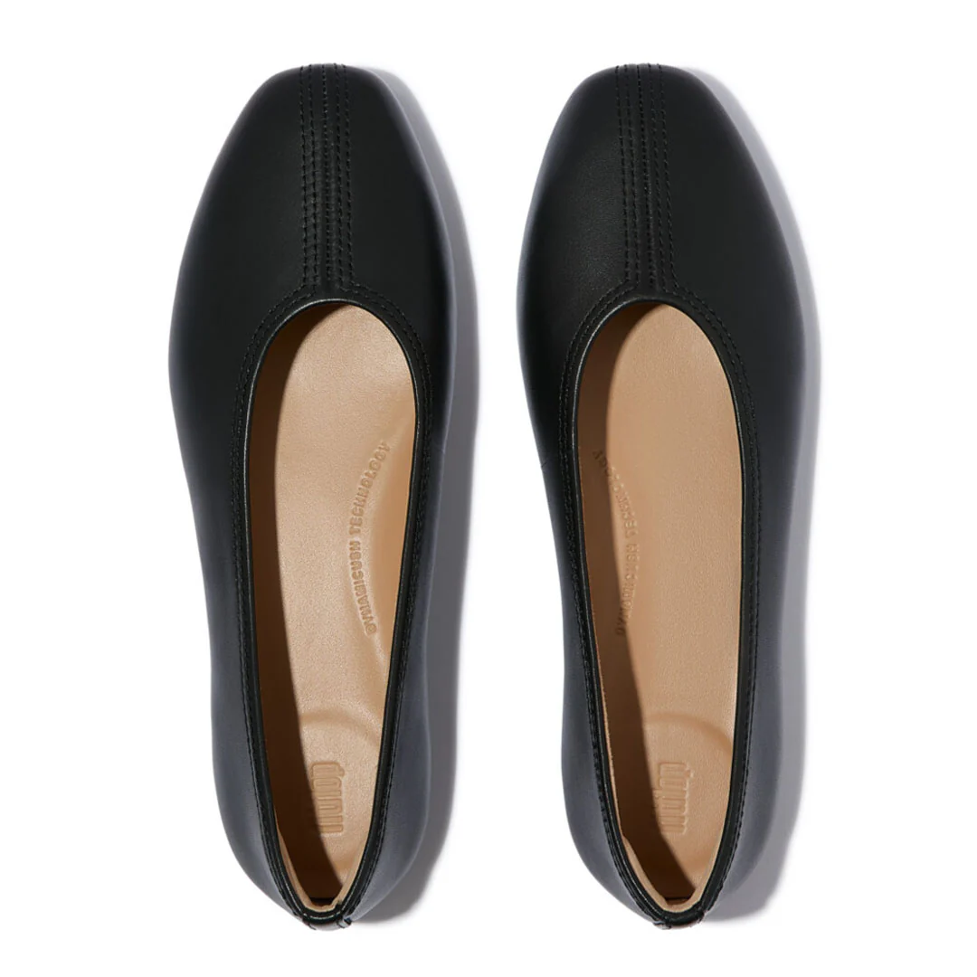 DELICATO High-cut Soft-leather Ballet Flats - Image 5