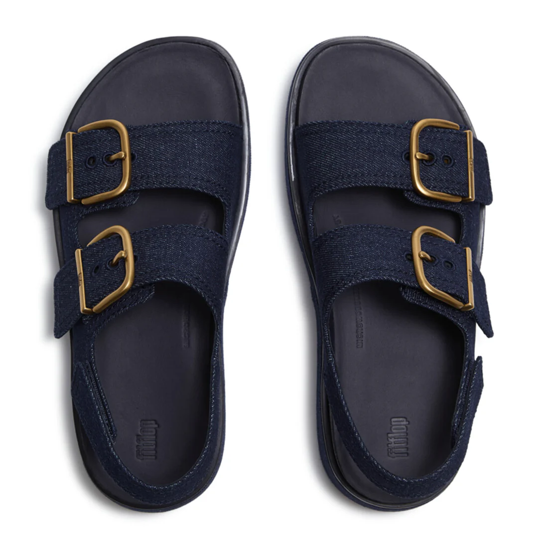 GEN-FF Max Buckle Denim Back-Strap Sandals - Image 3