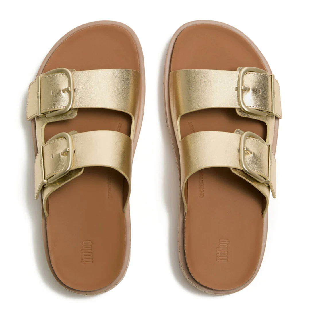 GEN-FF Max Buckle Leather/cork Two-bar Slides - Image 5