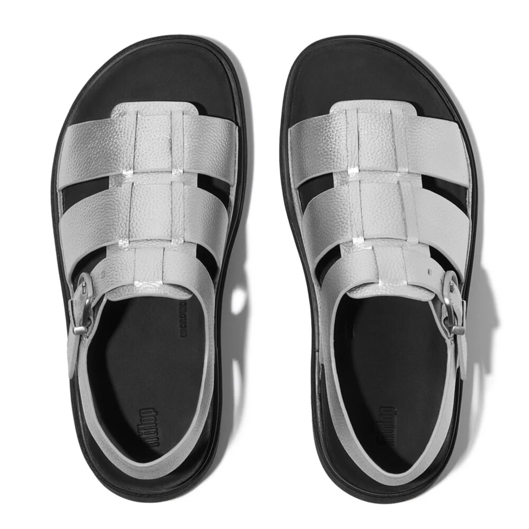 GEN-FF Tumbled-leather Fisherman Sandals - Image 4