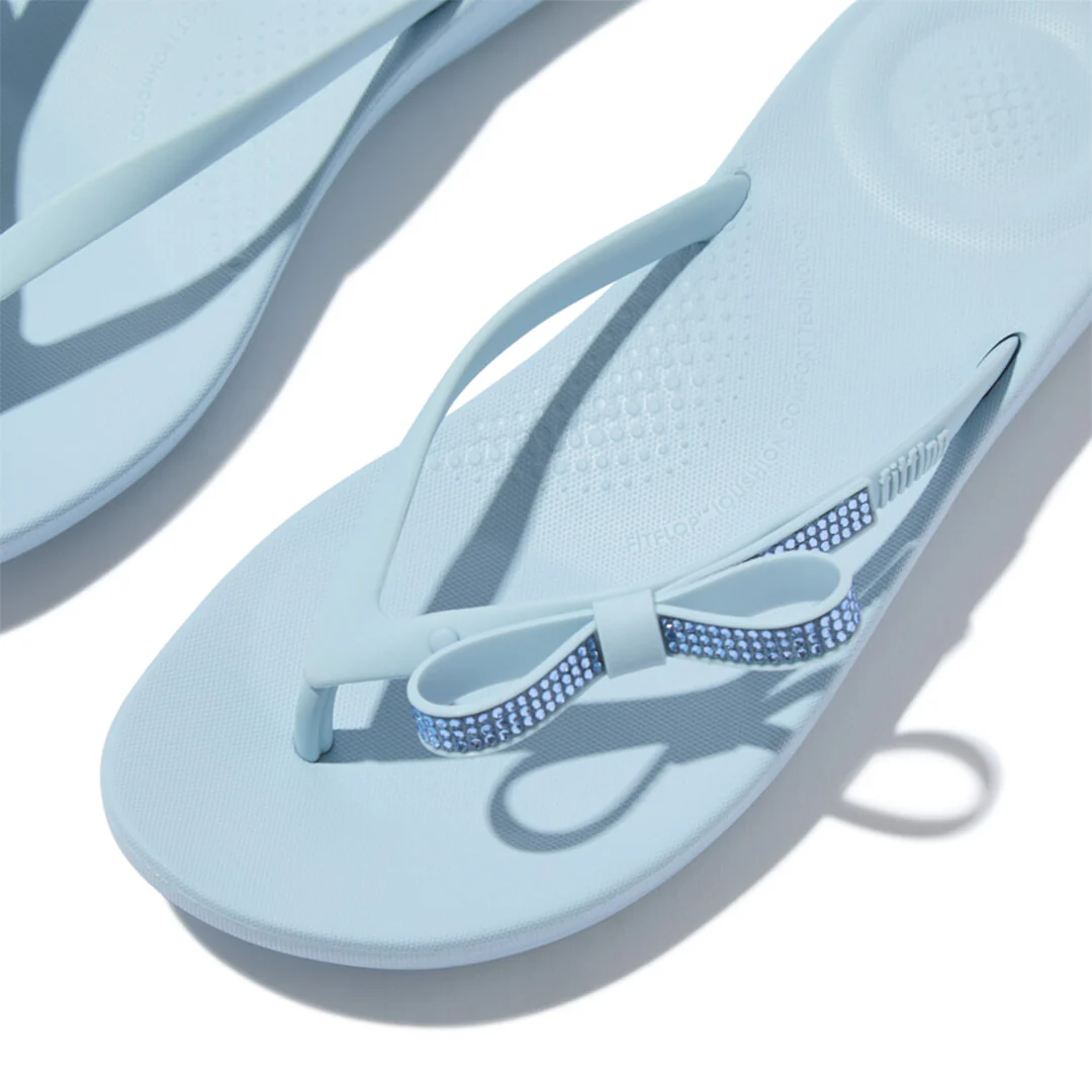 iQUSHION Glitz-Bow Flip-Flops - Image 3