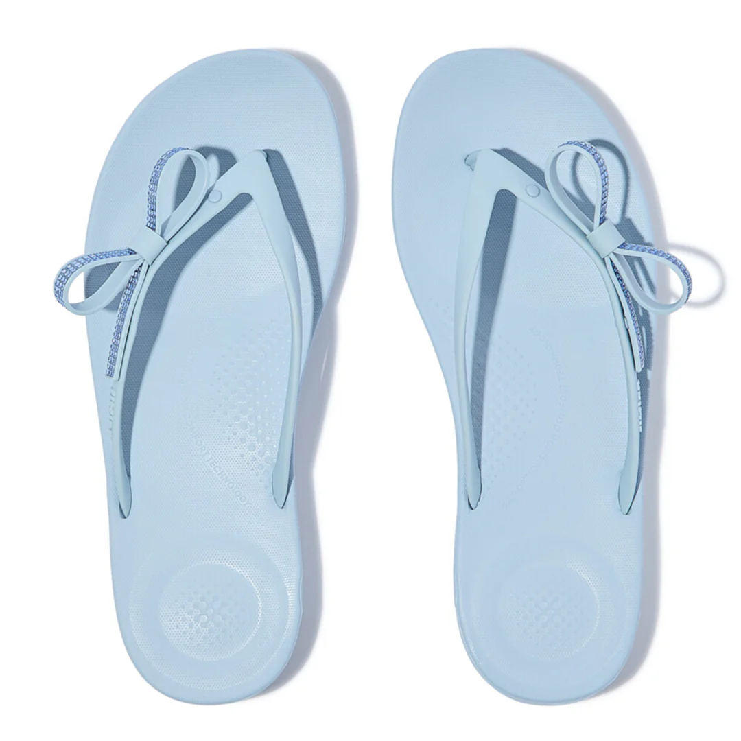 iQUSHION Glitz-Bow Flip-Flops - Image 4