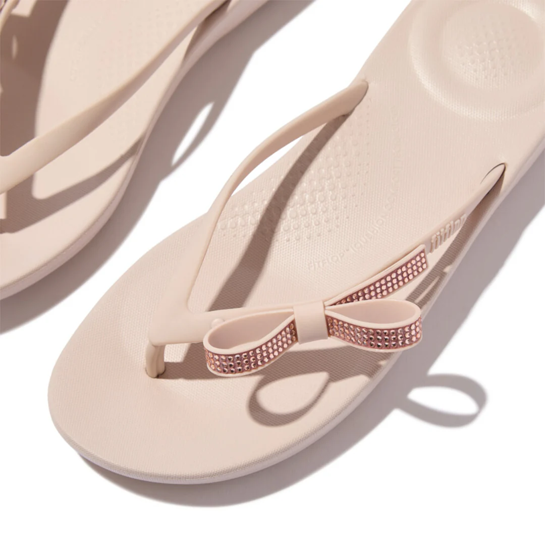 iQUSHION Glitz-Bow Flip-Flops - Image 3