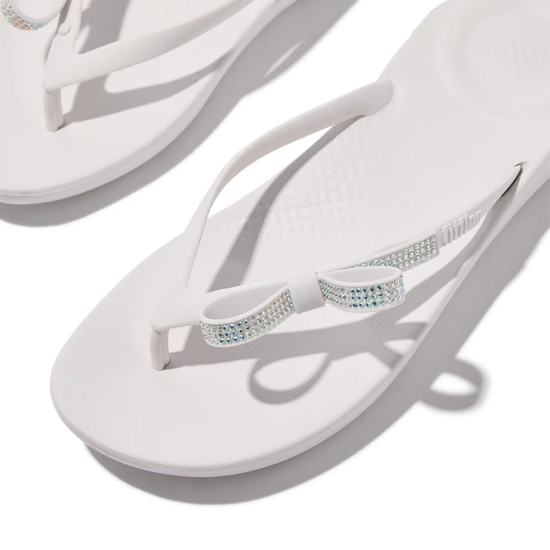 iQUSHION Glitz-Bow Flip-Flops - Image 3