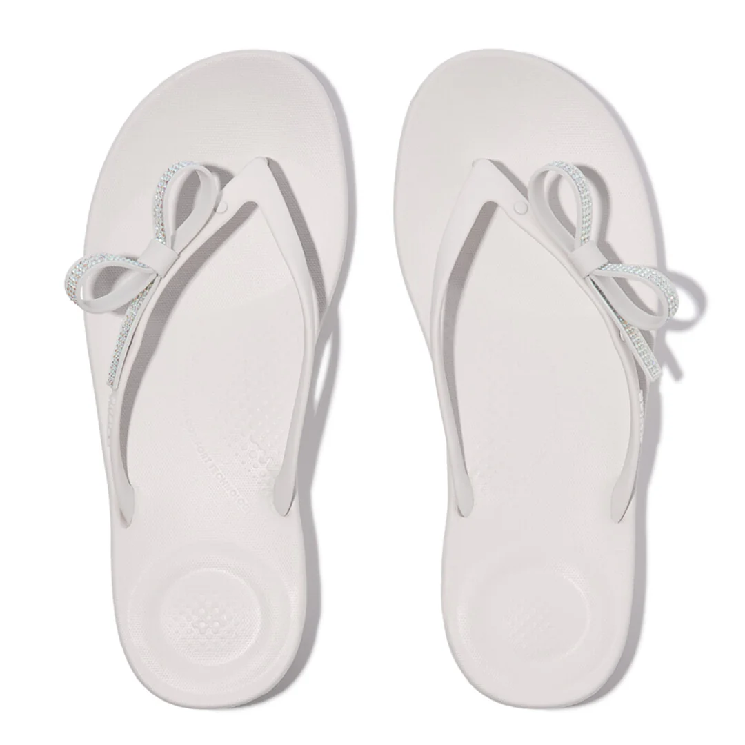 iQUSHION Glitz-Bow Flip-Flops - Image 4