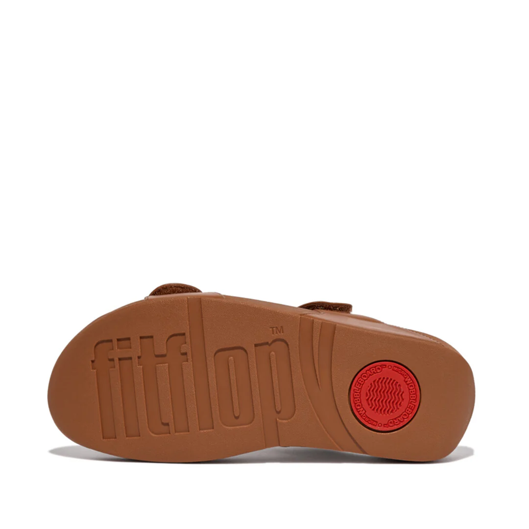 LULU Adjustable Leather Slides - Image 5
