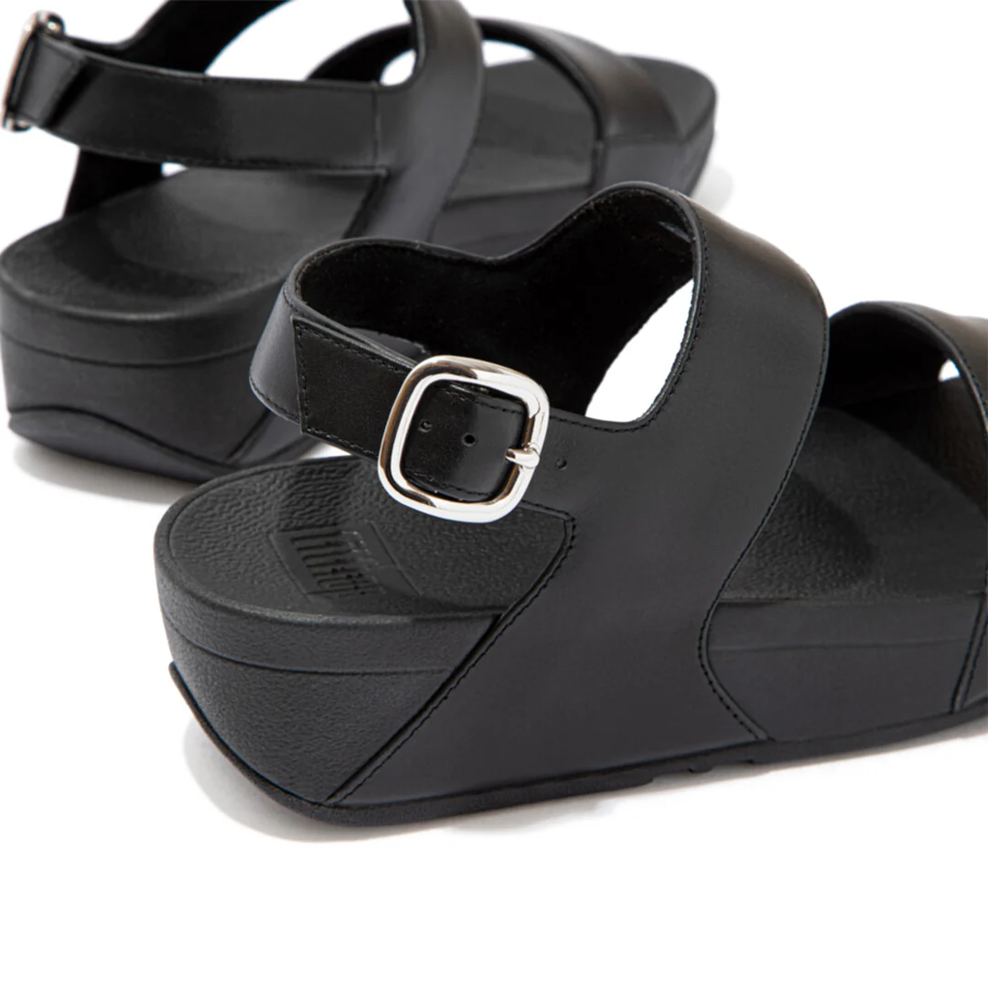 LULU Leather Back-Strap Sandals - Image 3