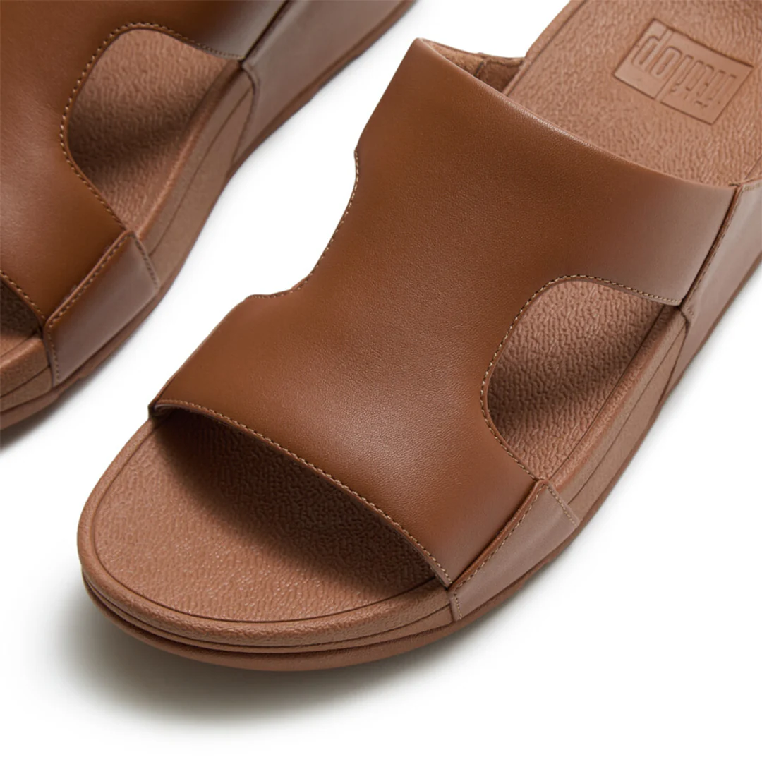LULU Leather H-Bar Slides - Image 3