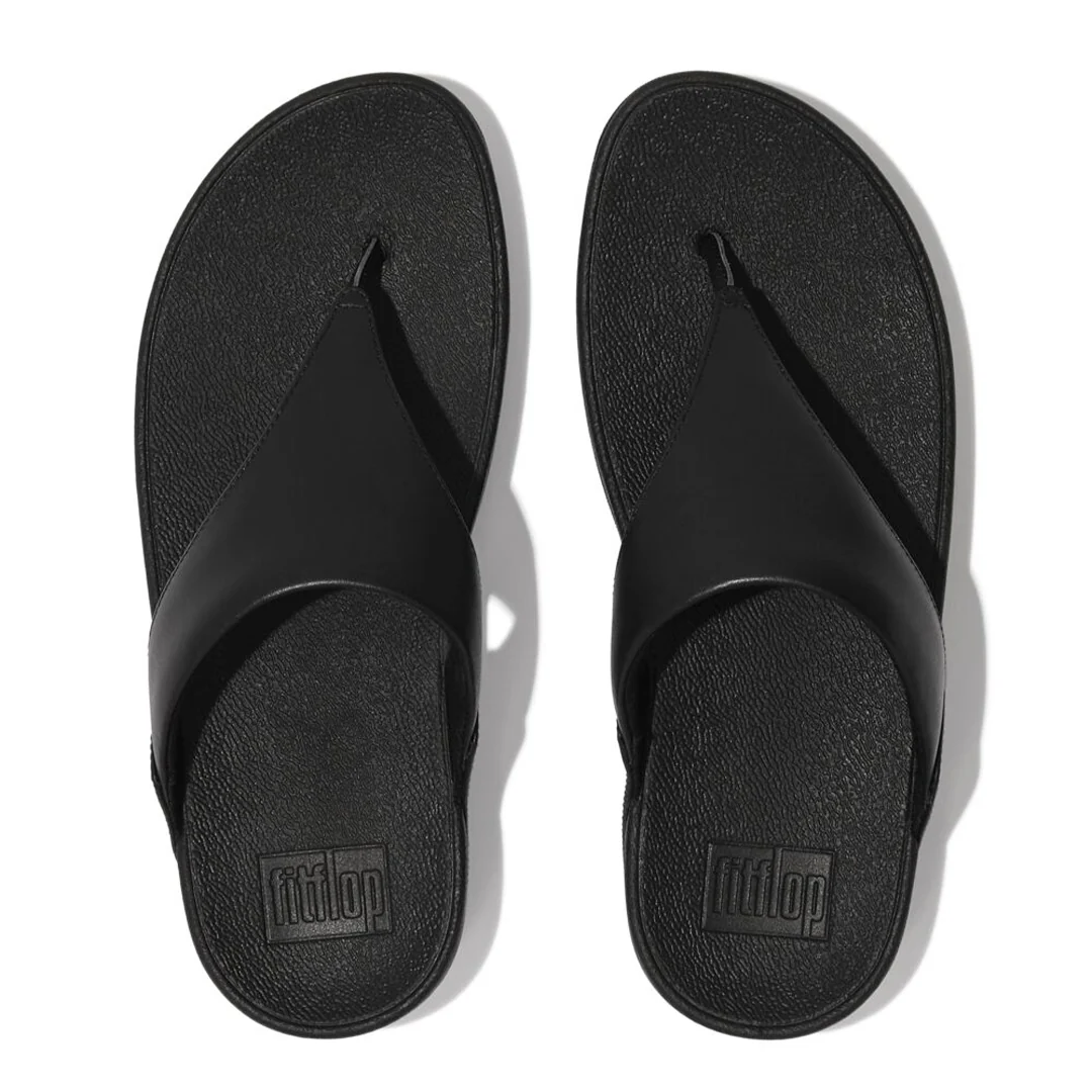 LULU Leather Toe-Post Sandals - Image 3