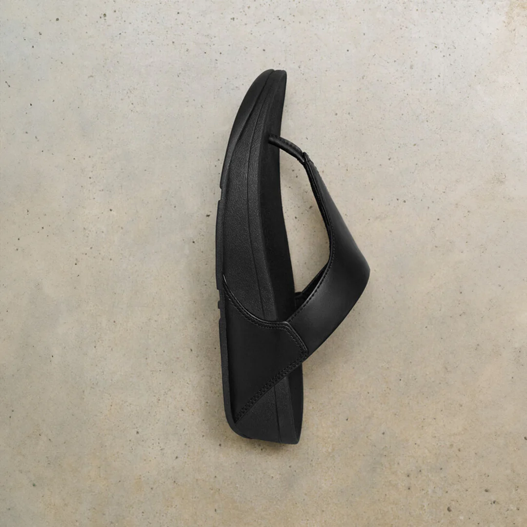 LULU Leather Toe-Post Sandals - Image 4