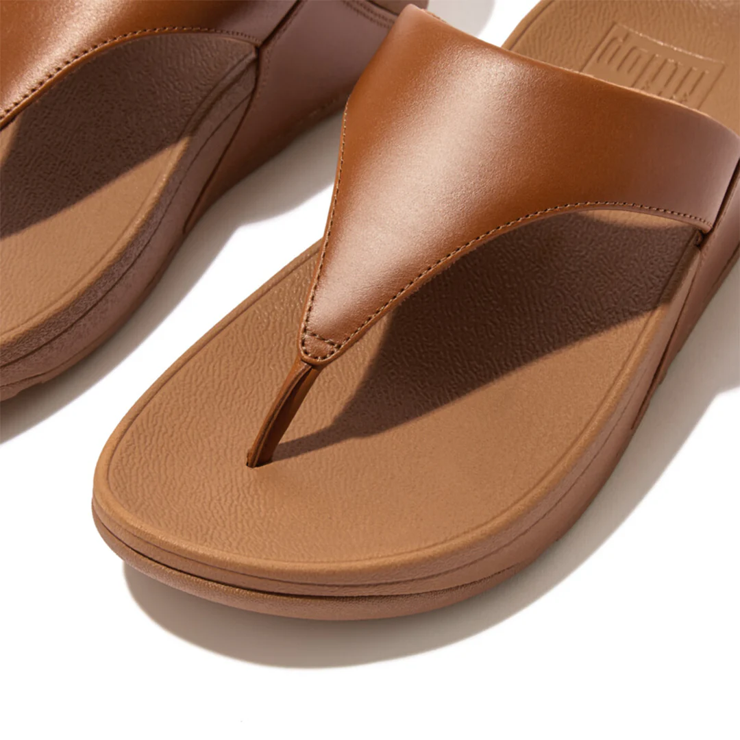 LULU Leather Toe-Post Sandals - Image 3