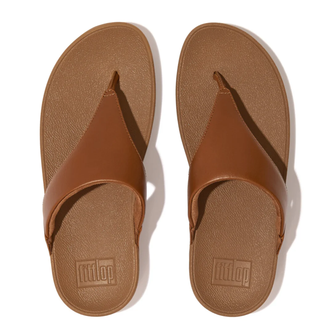 LULU Leather Toe-Post Sandals - Image 4