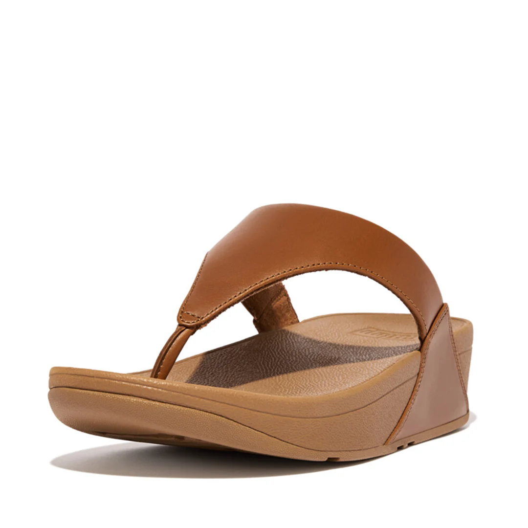 LULU Leather Toe-Post Sandals - Image 5