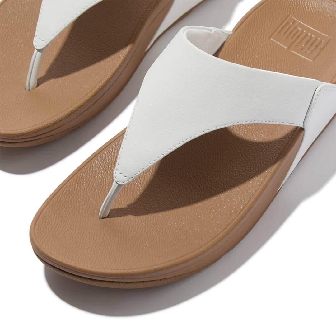 LULU Leather Toe-Post Sandals - Image 3