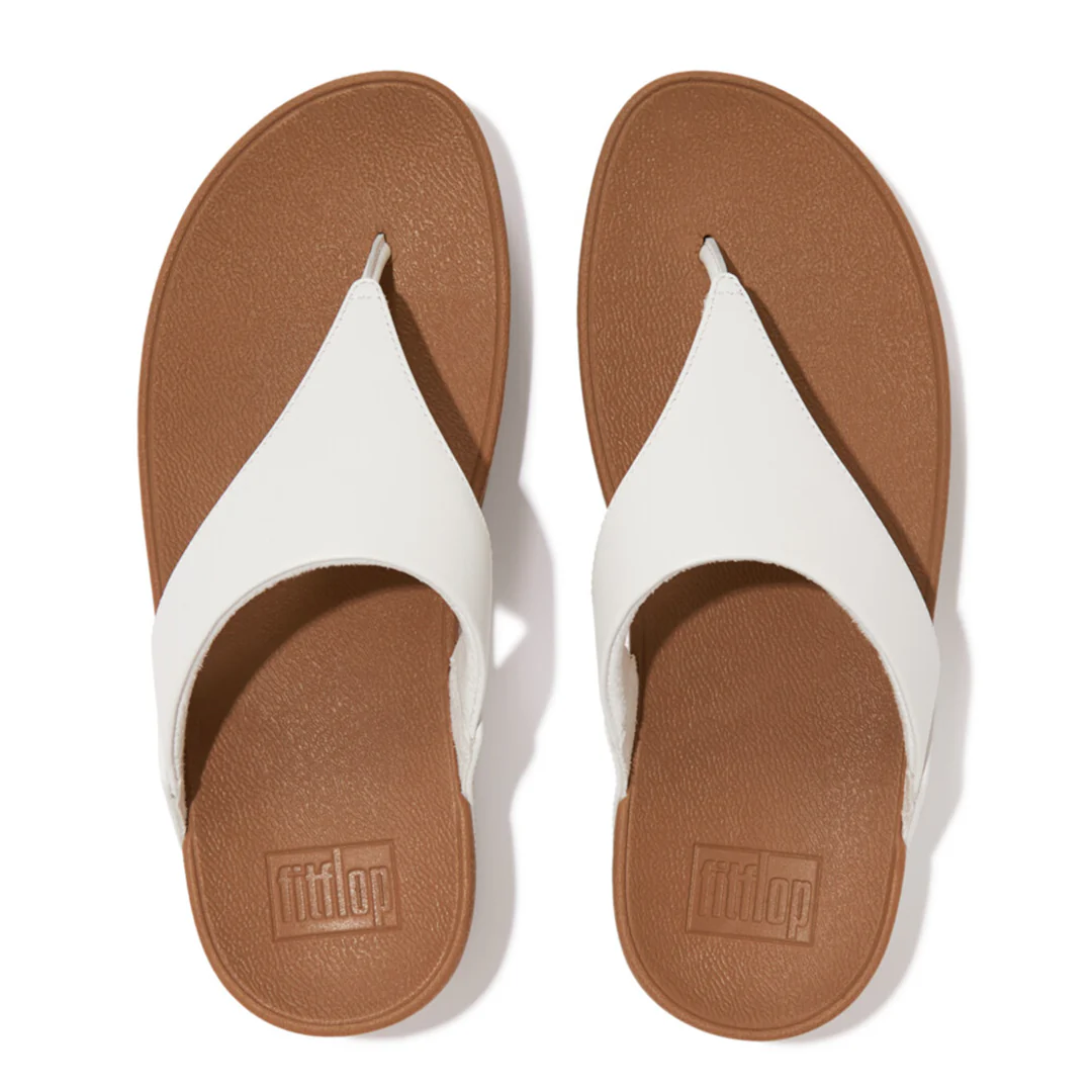 LULU Leather Toe-Post Sandals - Image 4