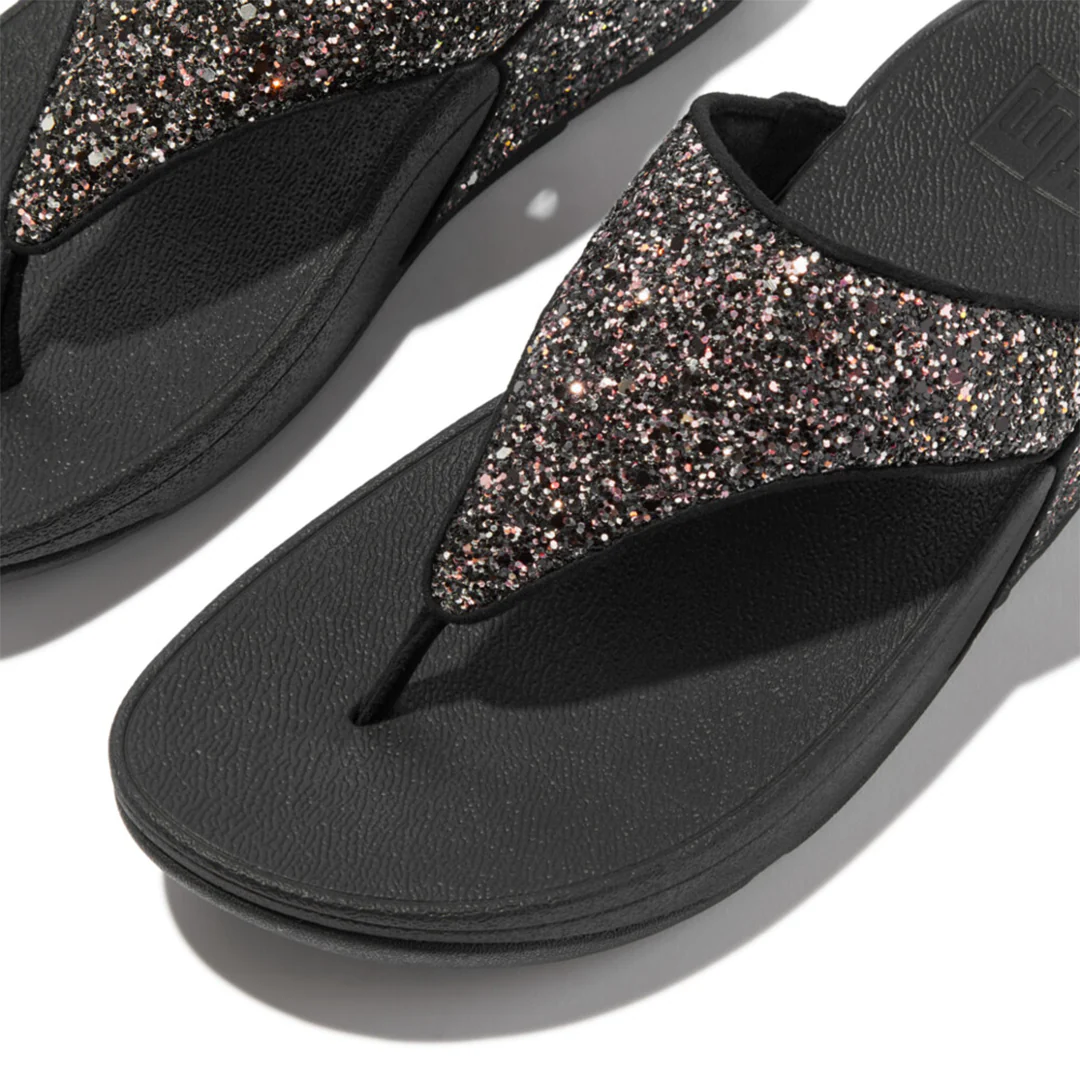 LULU Multi-Tonal Glitter Toe-Post Sandals - Image 3
