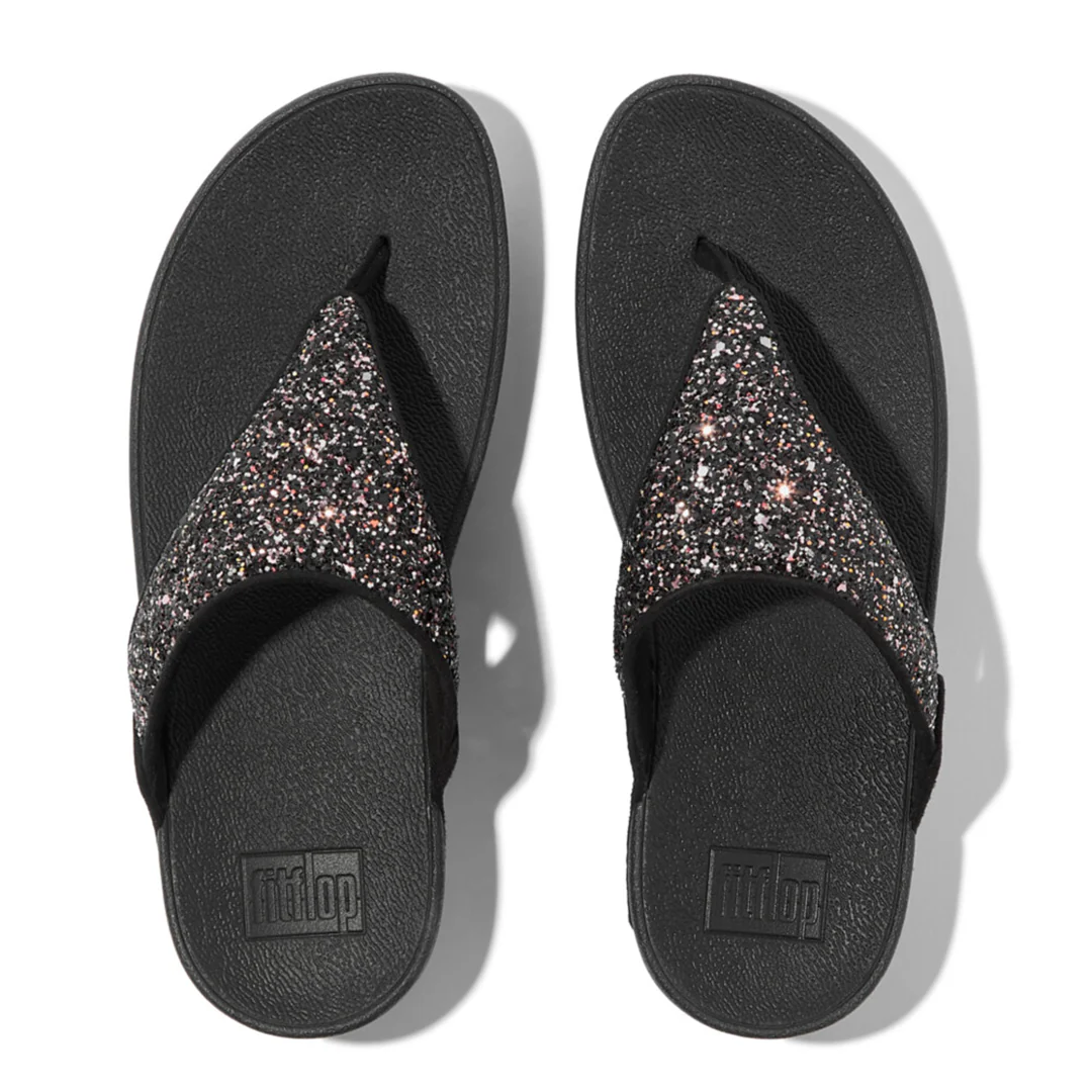 LULU Multi-Tonal Glitter Toe-Post Sandals - Image 4