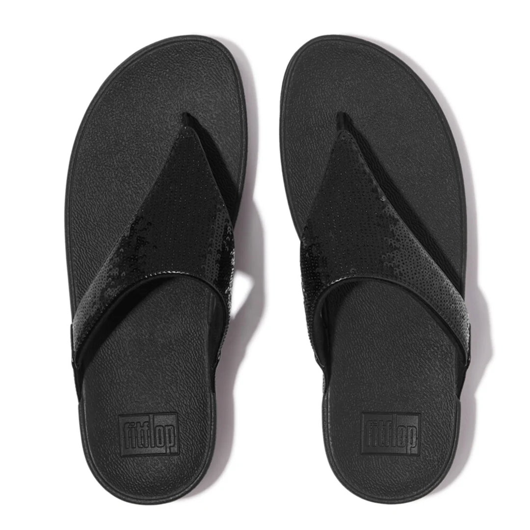 LULU Sequin Toe-Post Sandals - Image 4