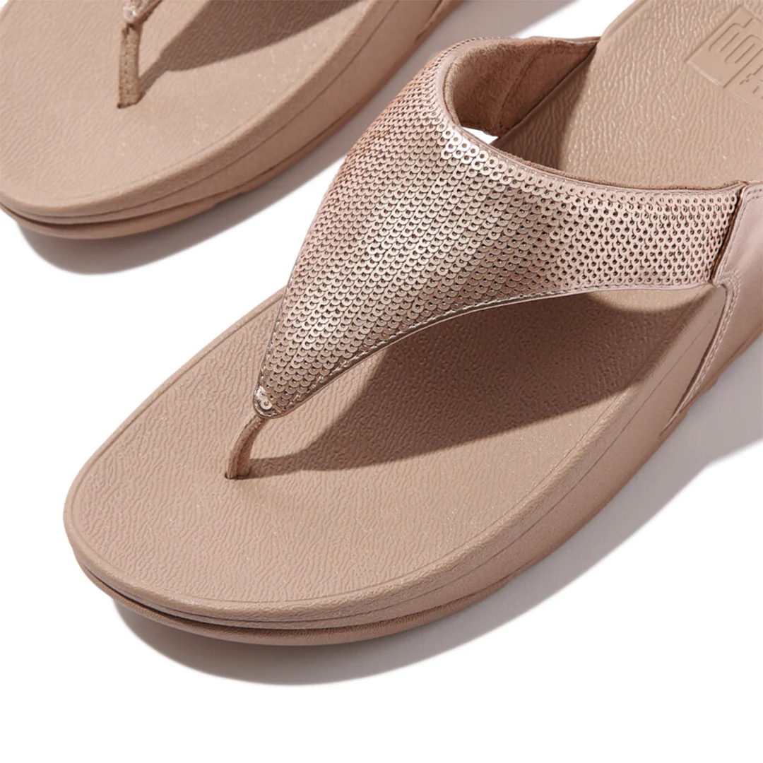 LULU Sequin Toe-Post Sandals - Image 3