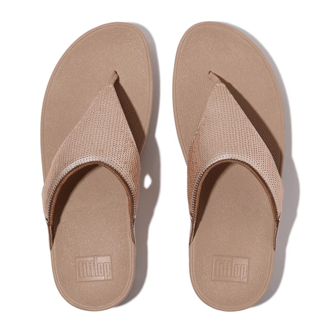 LULU Sequin Toe-Post Sandals - Image 4